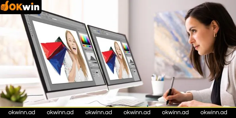 Công việc của nhân viên thiết kế hình ảnh tại Okwin