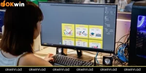 Nhân viên thiết kế hình ảnh tại Okwin